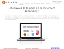 Tablet Screenshot of intuition-software.com